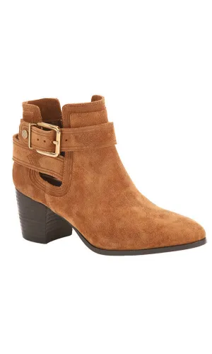 Mailea Calf Suede Casual Bootie