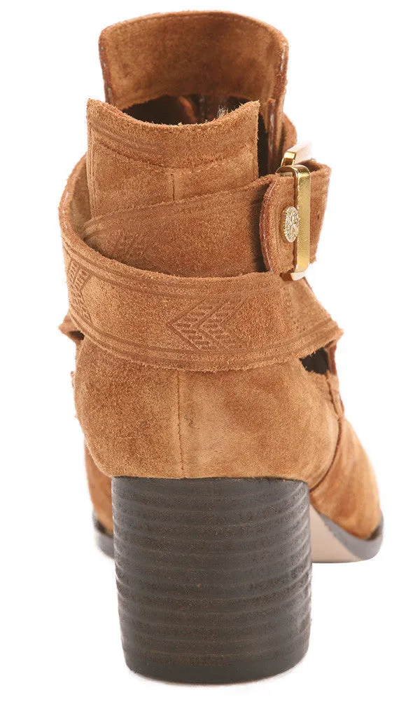 Mailea Calf Suede Casual Bootie