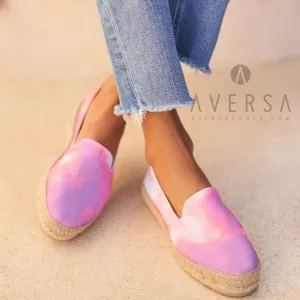 Manebì Espadrilles dalt villa tie-dye peony