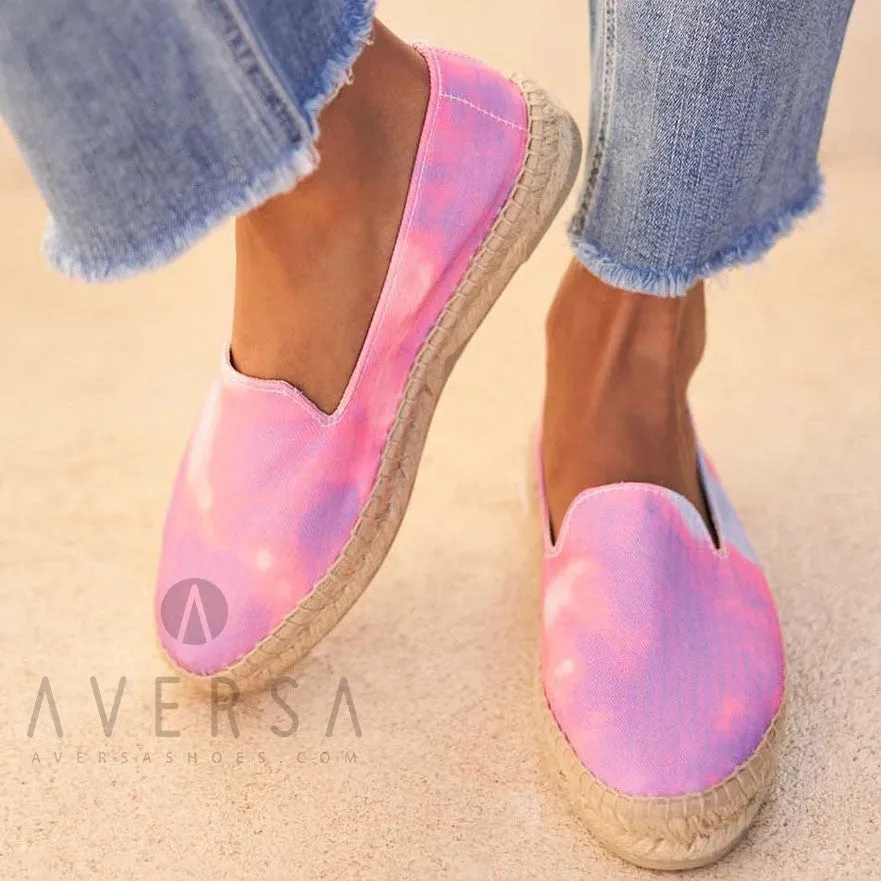 Manebì Espadrilles dalt villa tie-dye peony