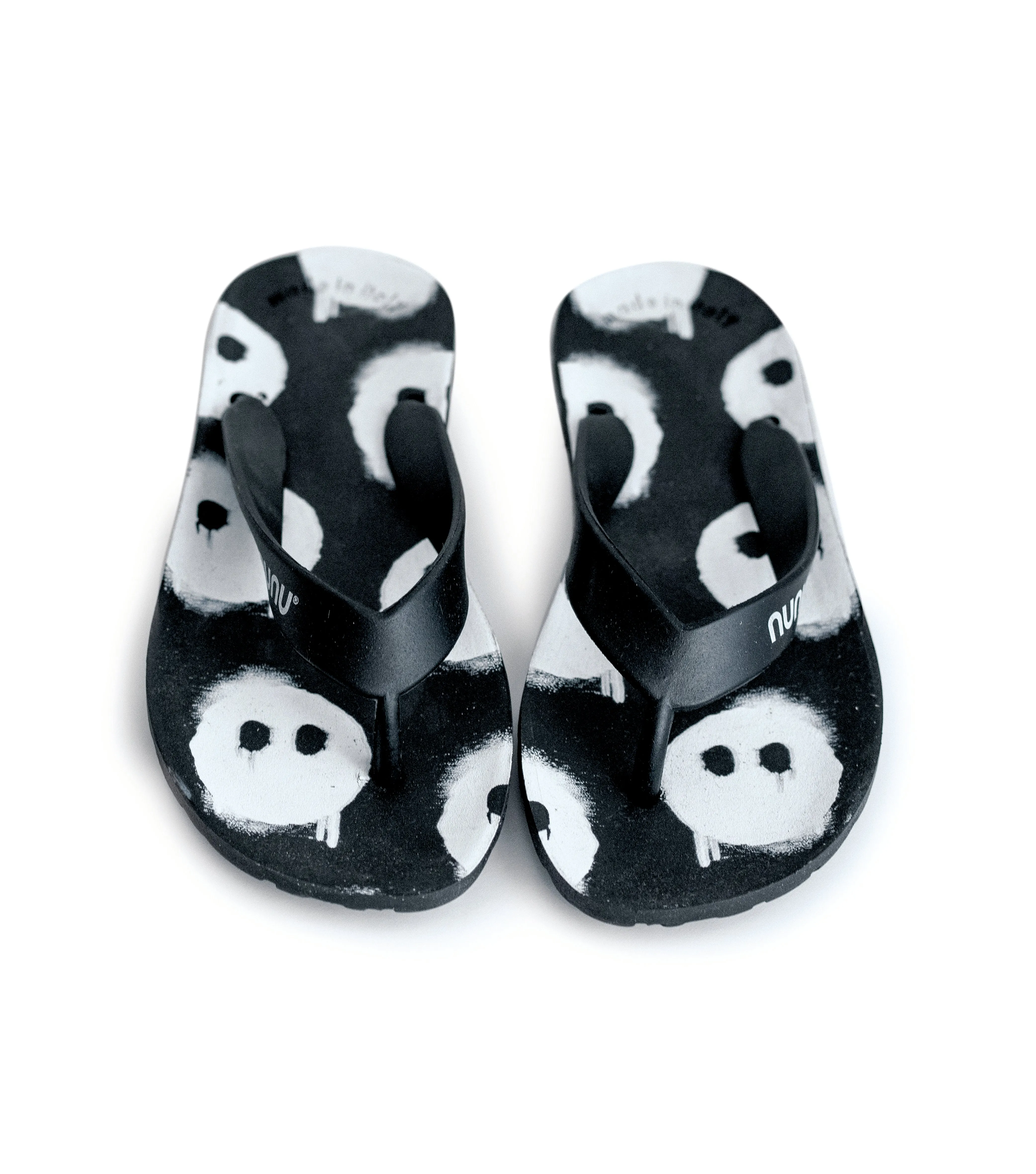 melting masks flip flops