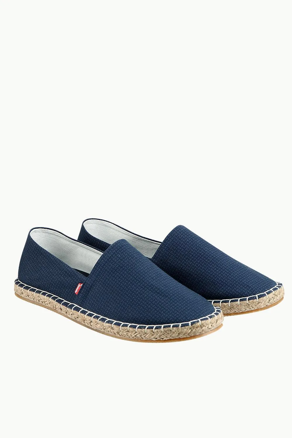 Men's Thread Print Navy Espadrilles