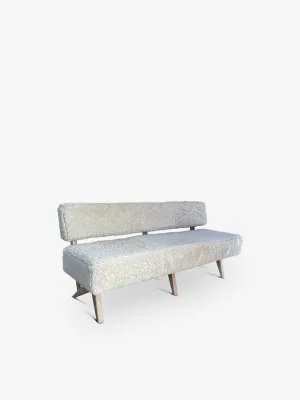 Metropole 6' Bench with Shearling by MONC XIII
