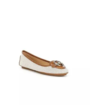 Michael Kors Women's Lillie Fabric Moccasins Hemp 10M