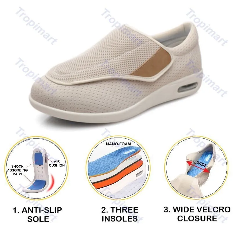 Nanccy Ultra-Light Adjustable Velcro Walking Shoes-NW025-2