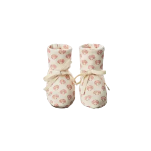 Nature Baby - Cotton Booties - Scallop Shell