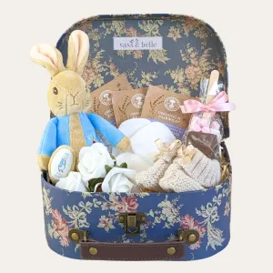 New Baby & Mum Gift Hamper, Beatrix Potter Keepsake Trunk