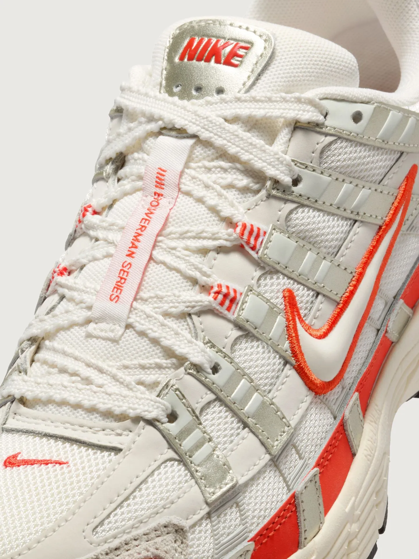 Nike P-6000 - Sail/Picante Red-Pale ivory / Light Bone
