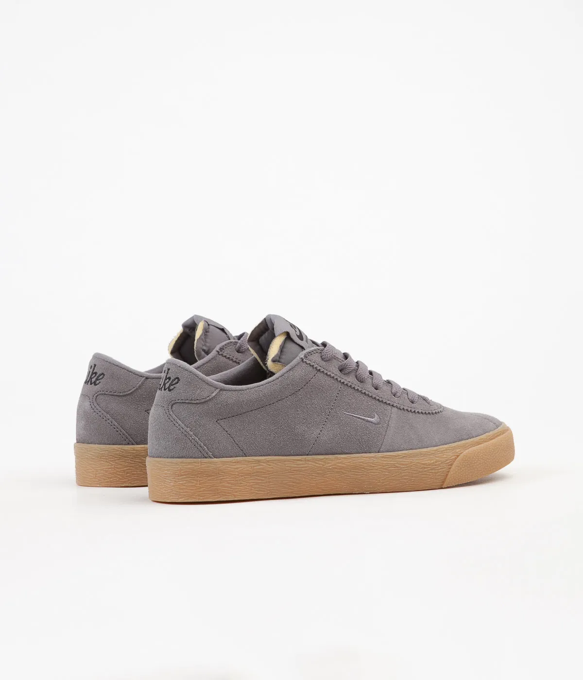 Nike SB Bruin Ultra Shoes - Gunsmoke / Gunsmoke - Black - Gum Light Brown