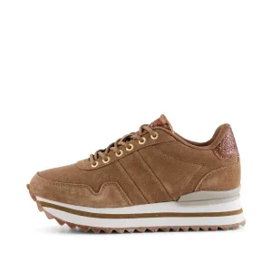 Nora III Suede Plateau - Latte