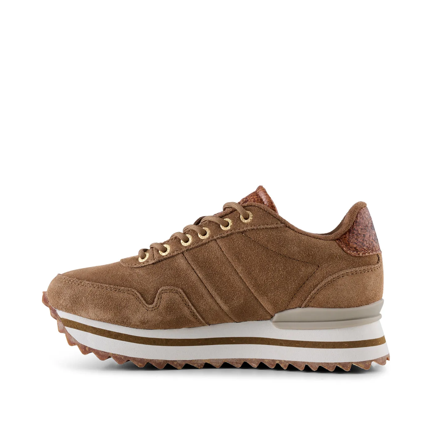 Nora III Suede Plateau - Latte