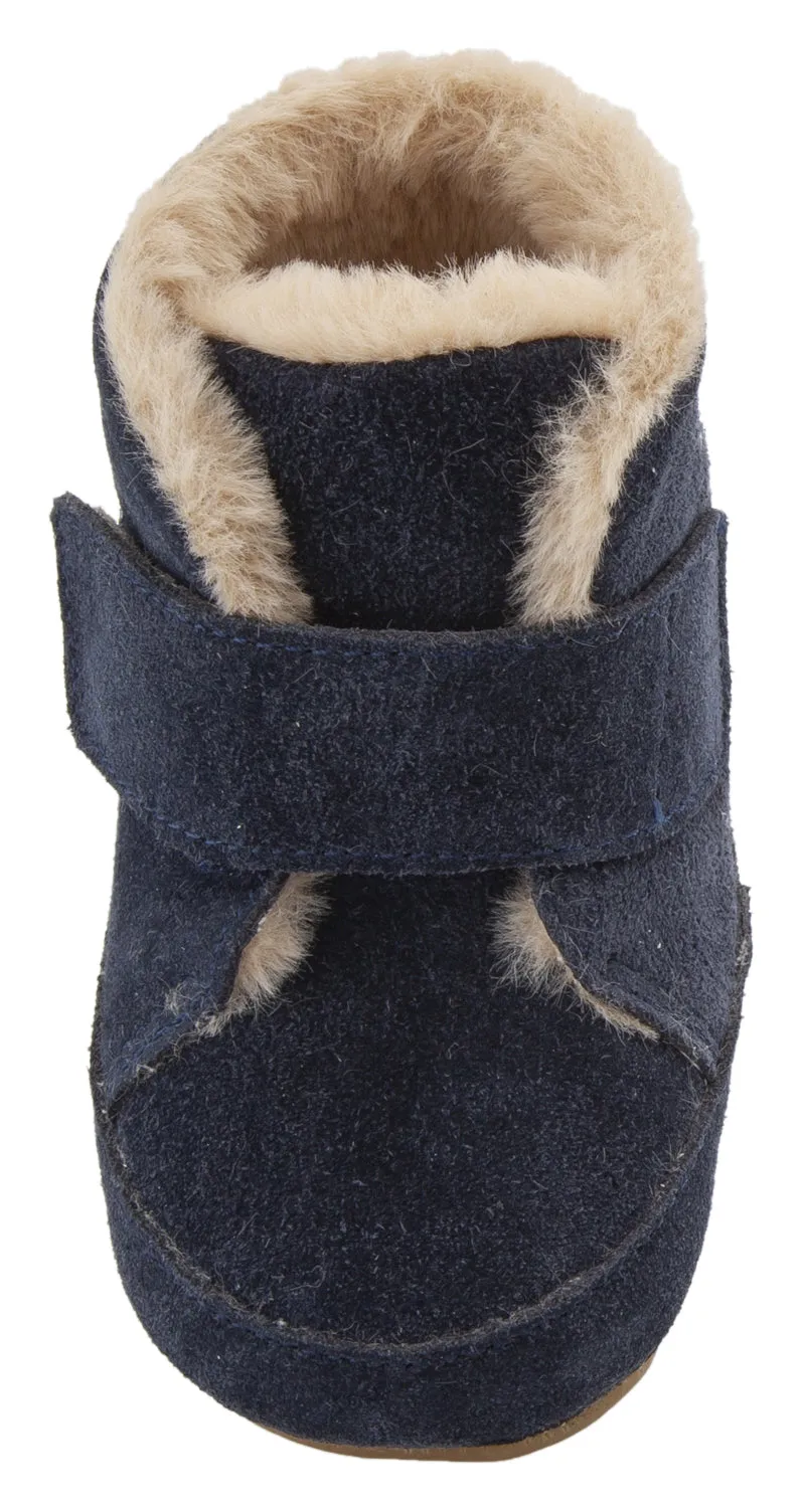 Old Soles Softly Booties  - Navy Suede
