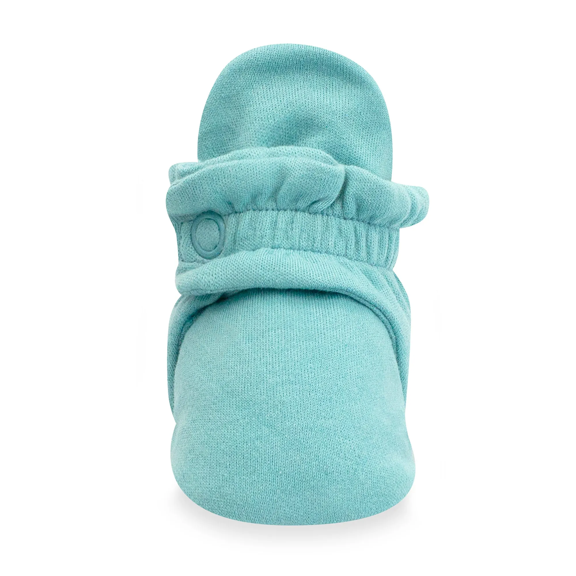 Organic Cotton Gripper Baby Bootie - Ocean