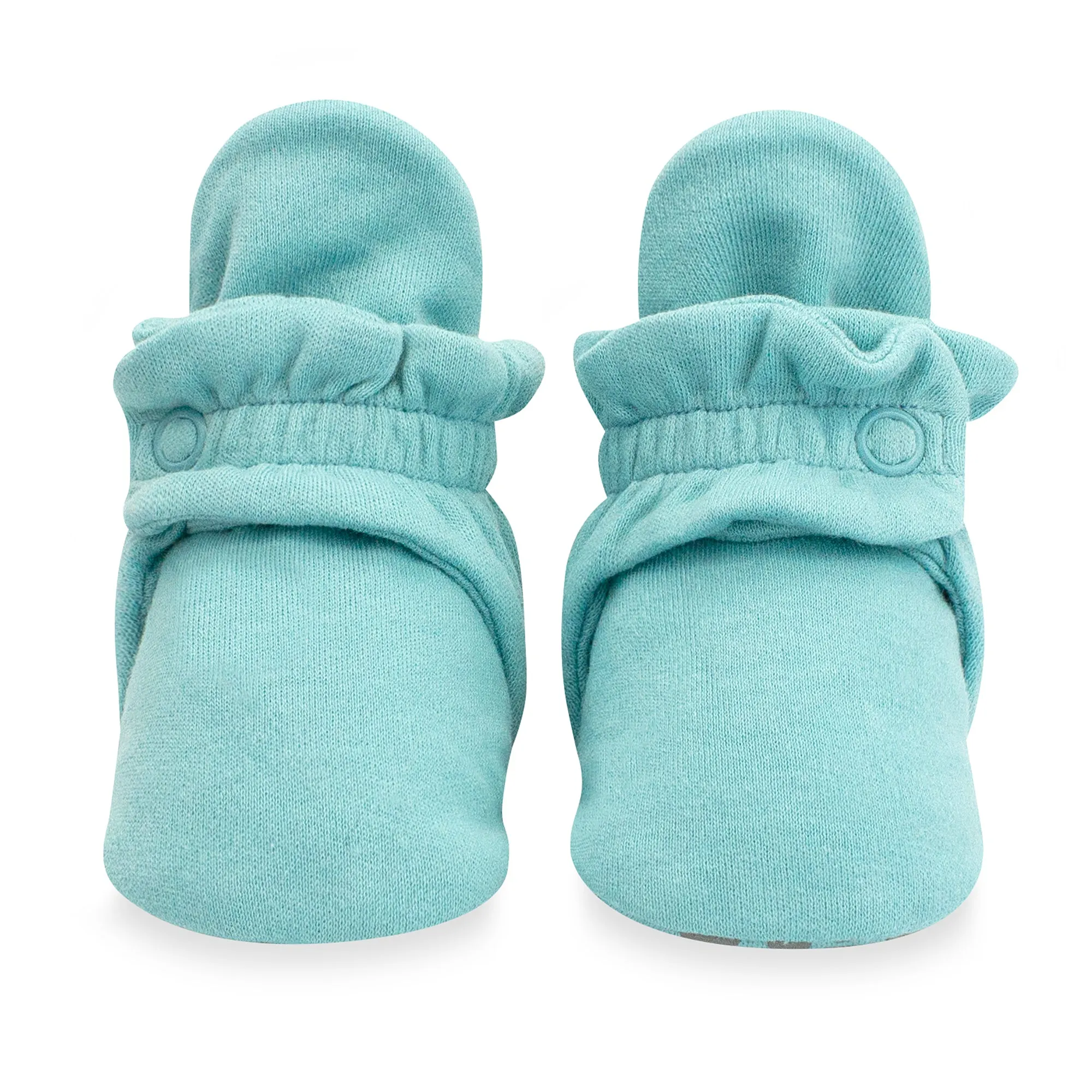 Organic Cotton Gripper Baby Bootie - Ocean