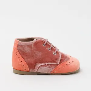 Papanatas Two Tone Wingtip Baby Bootie
