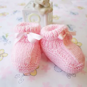 Patons Knit Beehive Booties