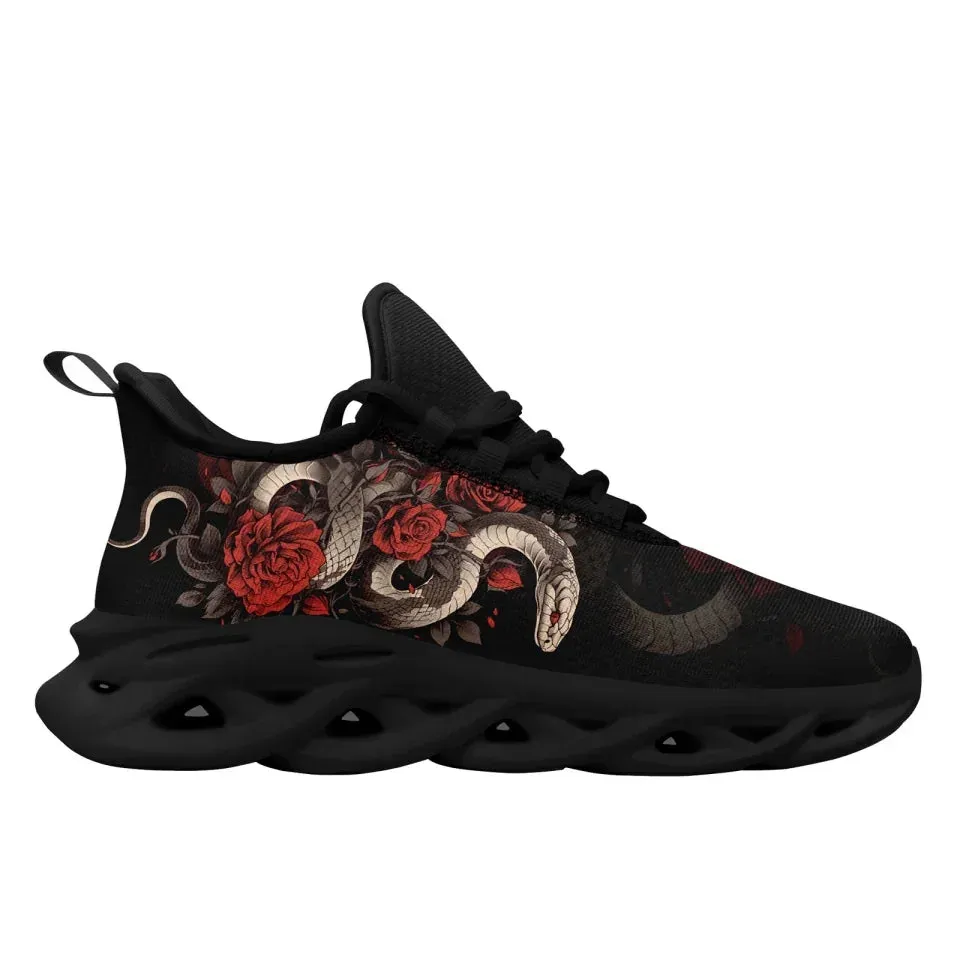 Personalized Year of the Snake Sneakers, Custom Comfortable Walking Shoes, Unisex Shoes