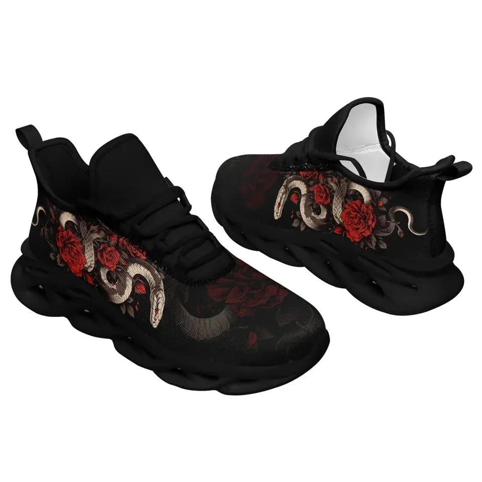 Personalized Year of the Snake Sneakers, Custom Comfortable Walking Shoes, Unisex Shoes