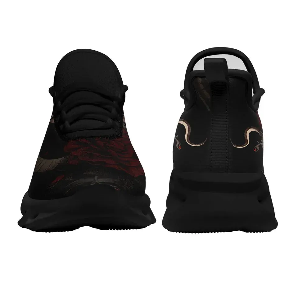 Personalized Year of the Snake Sneakers, Custom Comfortable Walking Shoes, Unisex Shoes
