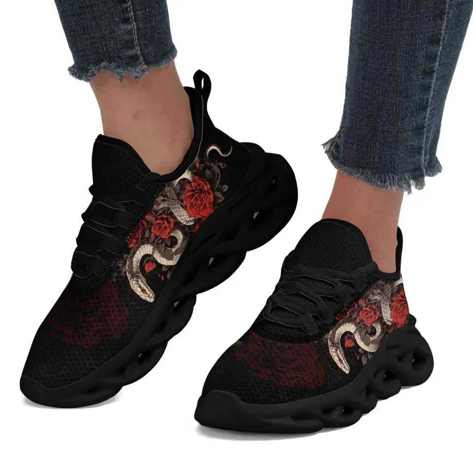 Personalized Year of the Snake Sneakers, Custom Comfortable Walking Shoes, Unisex Shoes