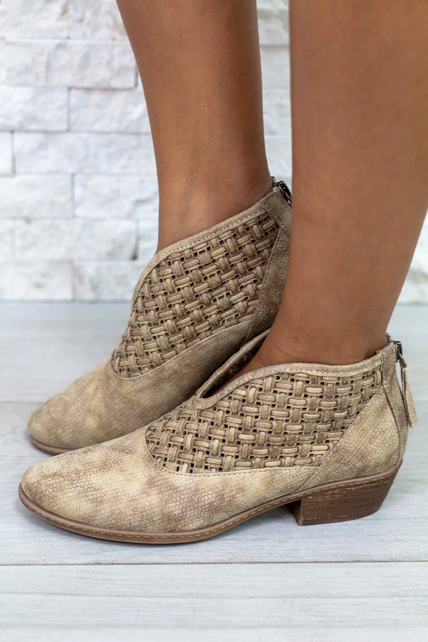 Petra Cream Booties