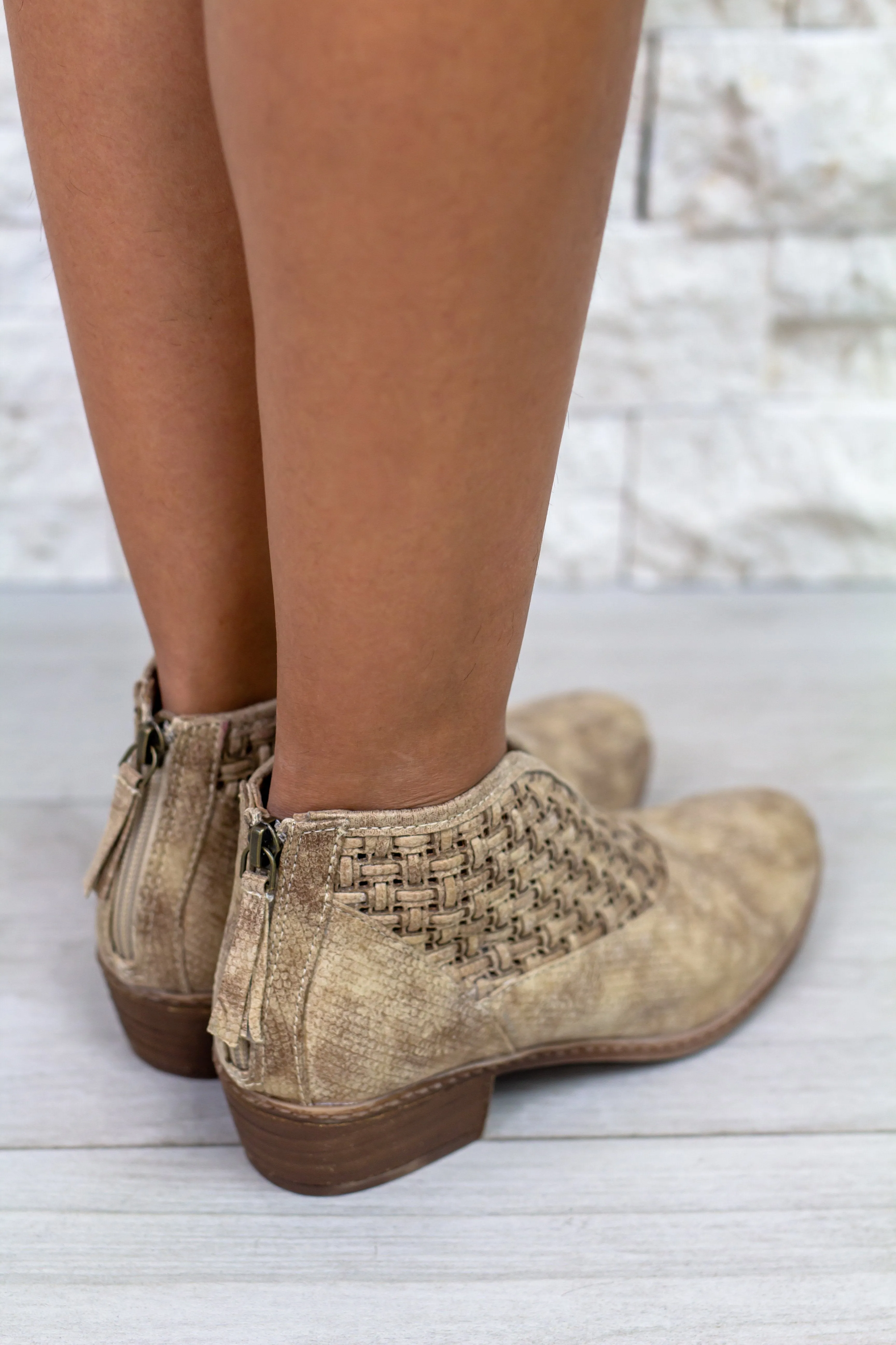 Petra Cream Booties