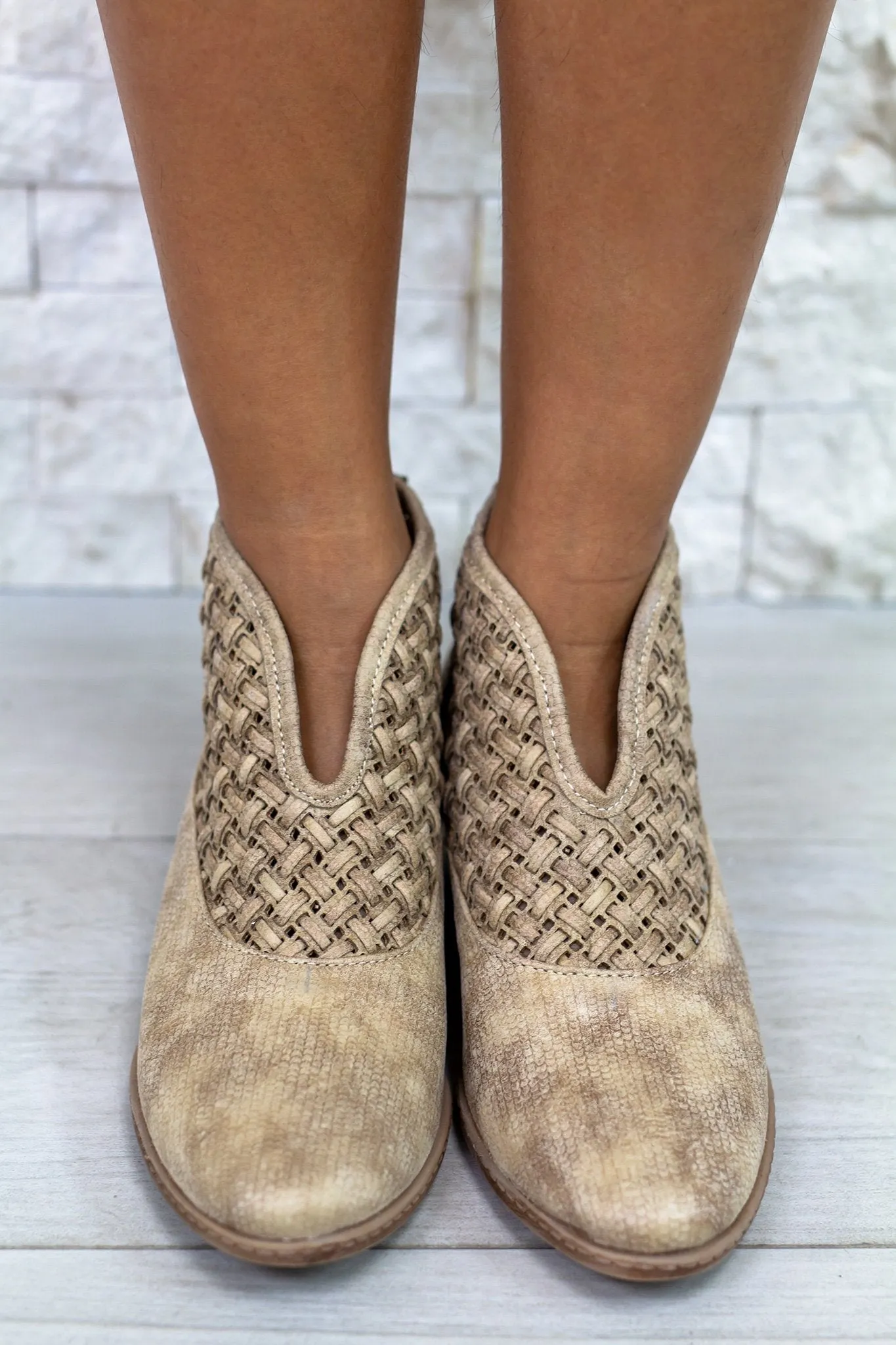 Petra Cream Booties