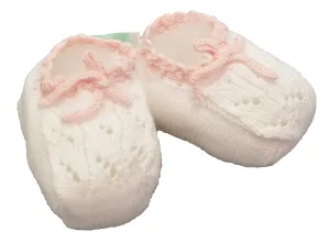 Pink Knit Booties