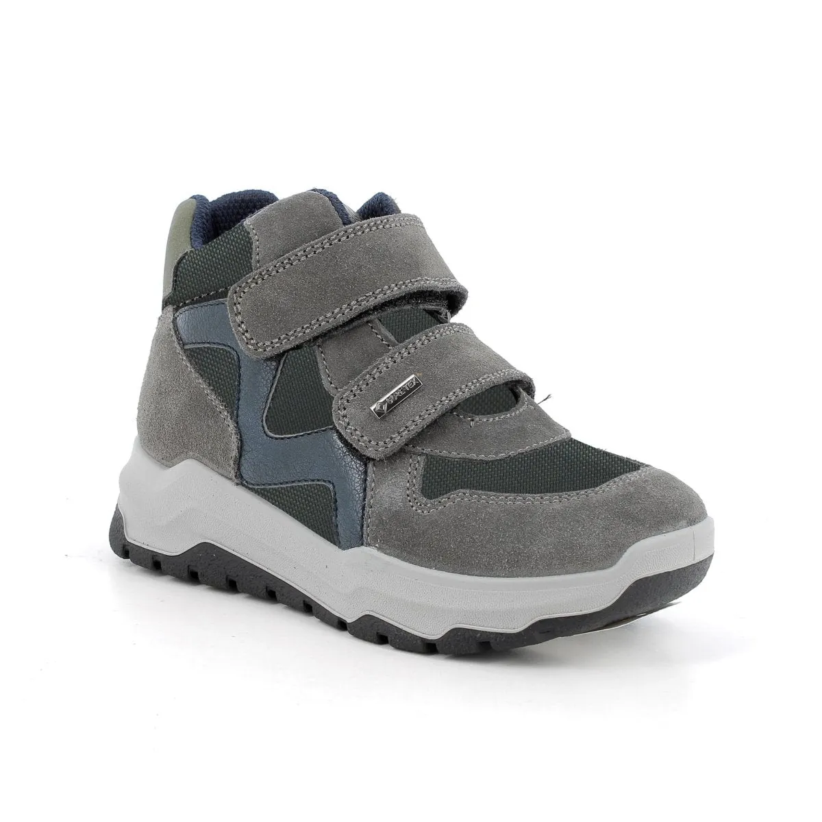 Primigi Boy's (Sizes 36-38) 6888822 Navy Patent/Grey Suede Gore-Tex
