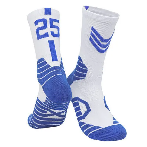 Professional Basketball Socks with Number