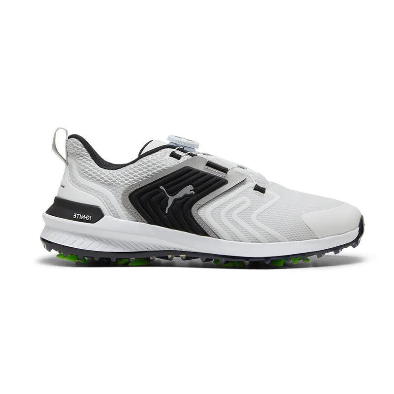 PUMA IGNITE BOA Men's Spiked Shoes (Grey/Black)