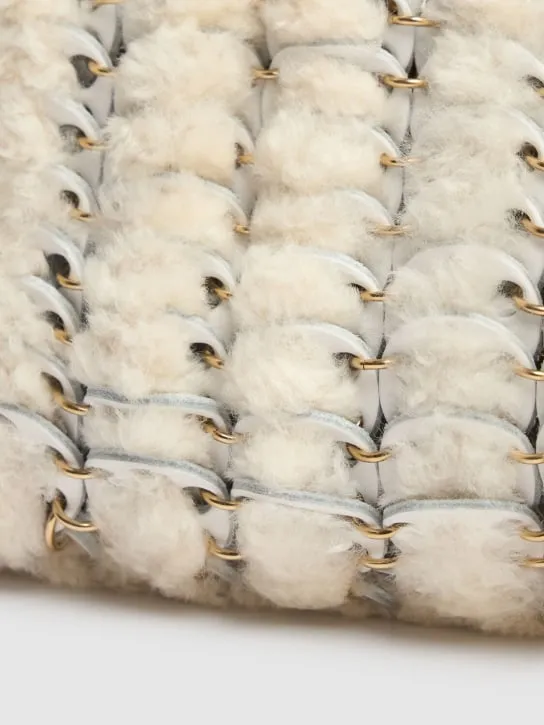 Rabanne   Sac à main shearling shoulder bag 