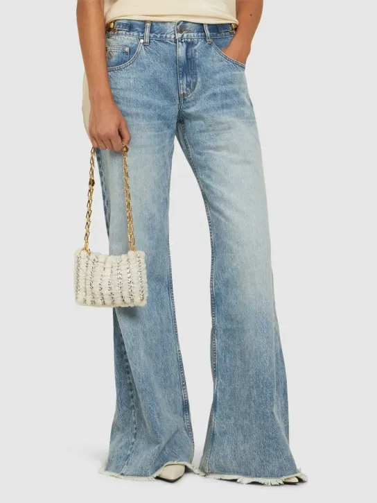 Rabanne   Sac à main shearling shoulder bag 