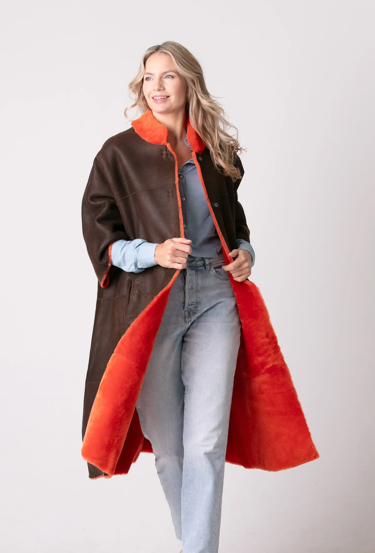 Rachel Shearling Coat