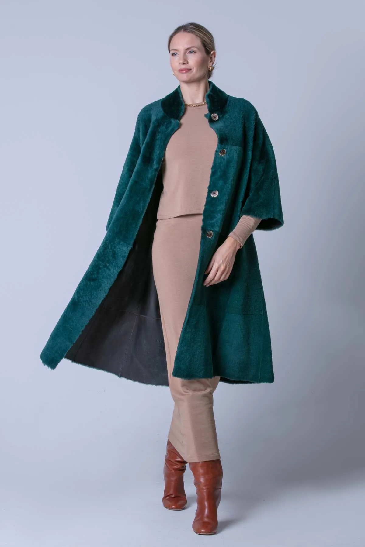 Rachel Shearling Coat