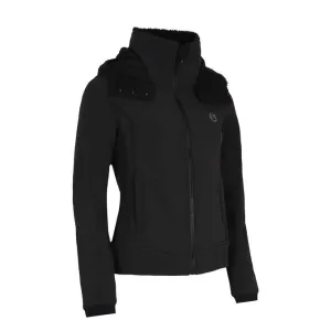 REVERSIBLE SHEARLING WOMEN&#x27;S SOFTSHELL BLACK