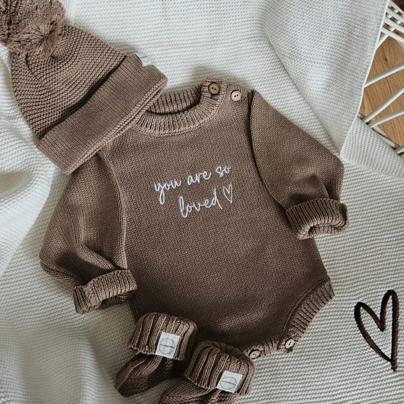 Romper & Booties Bundle - Taupe