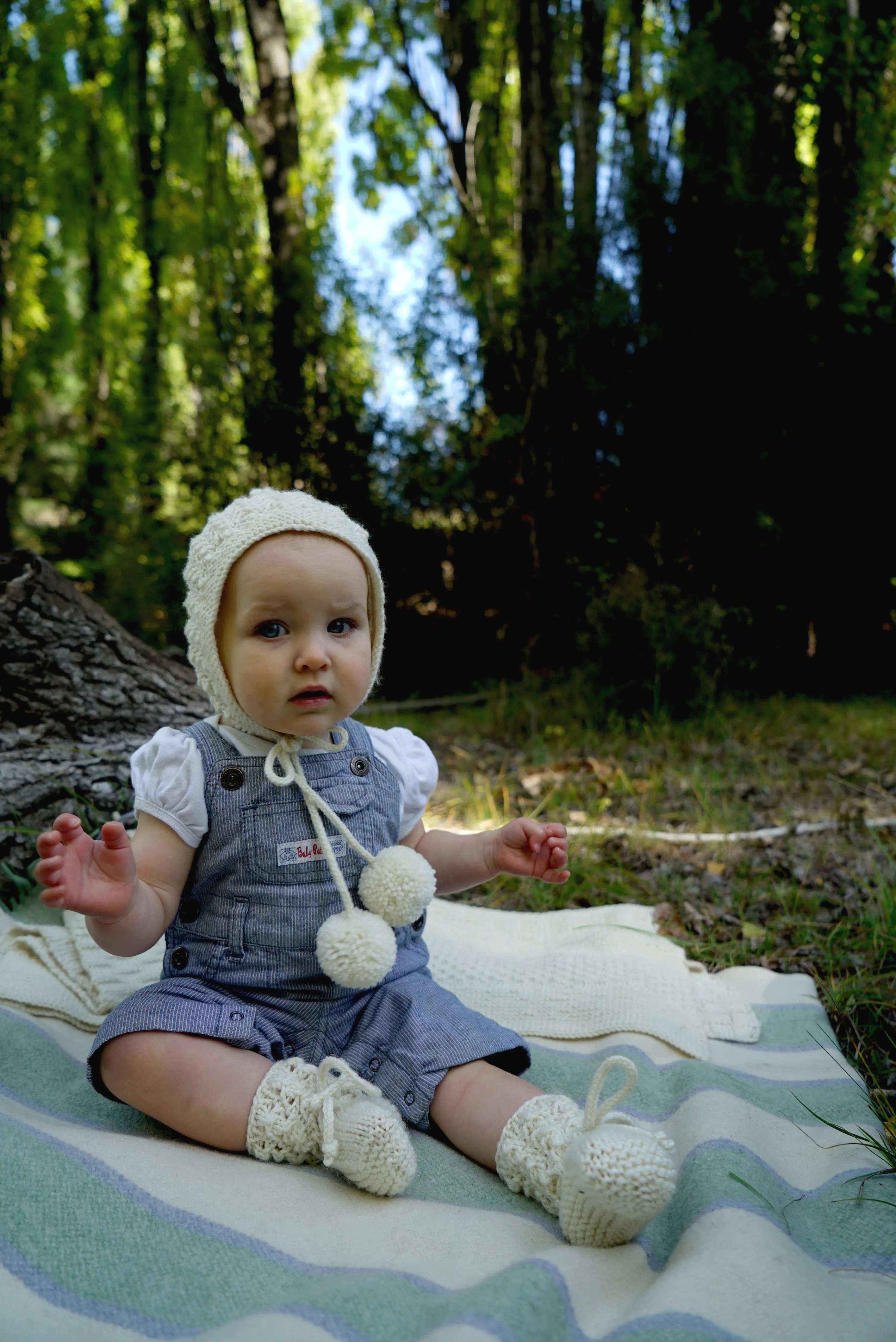 Samantha Pixie Hat and Bootees