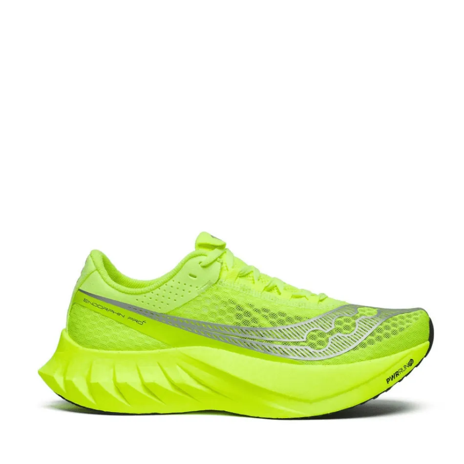 Saucony Endorphin Pro 4 Men's Running Shoes Citron/Silver AW24