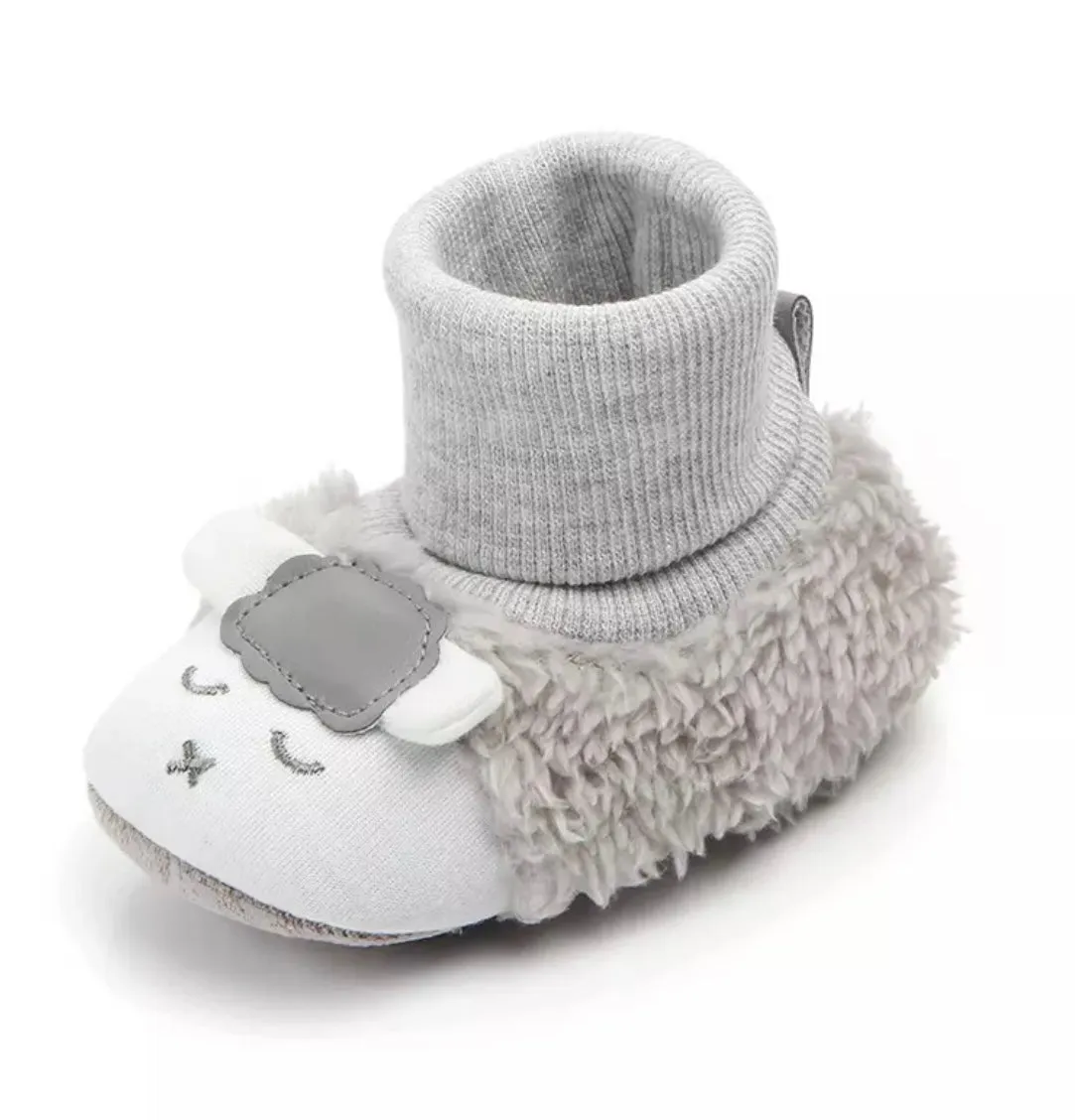Sheep Baby Booties