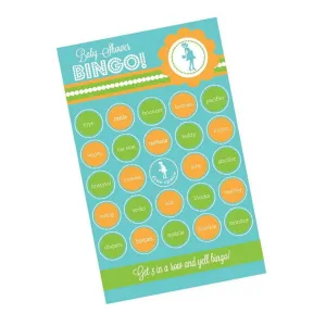 She's Going To Pop Blue Baby Shower Bingo (Pack of 16 cards)