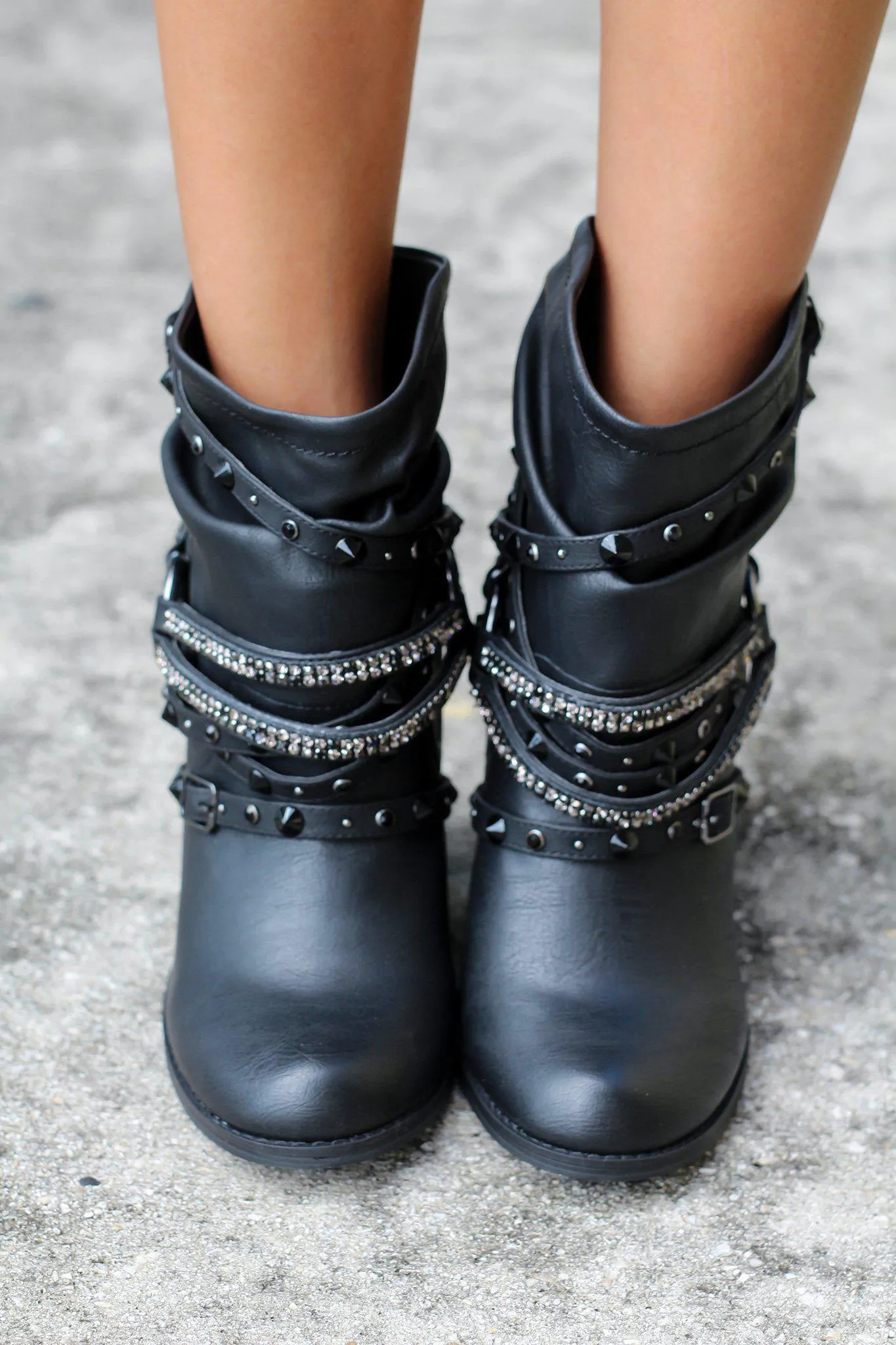 Sierra Black Booties