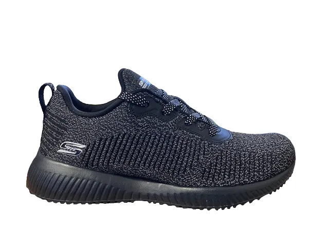 Skechers scarpa sneakers da donna Bobs Squad Ghost Star 117074/BBK nero