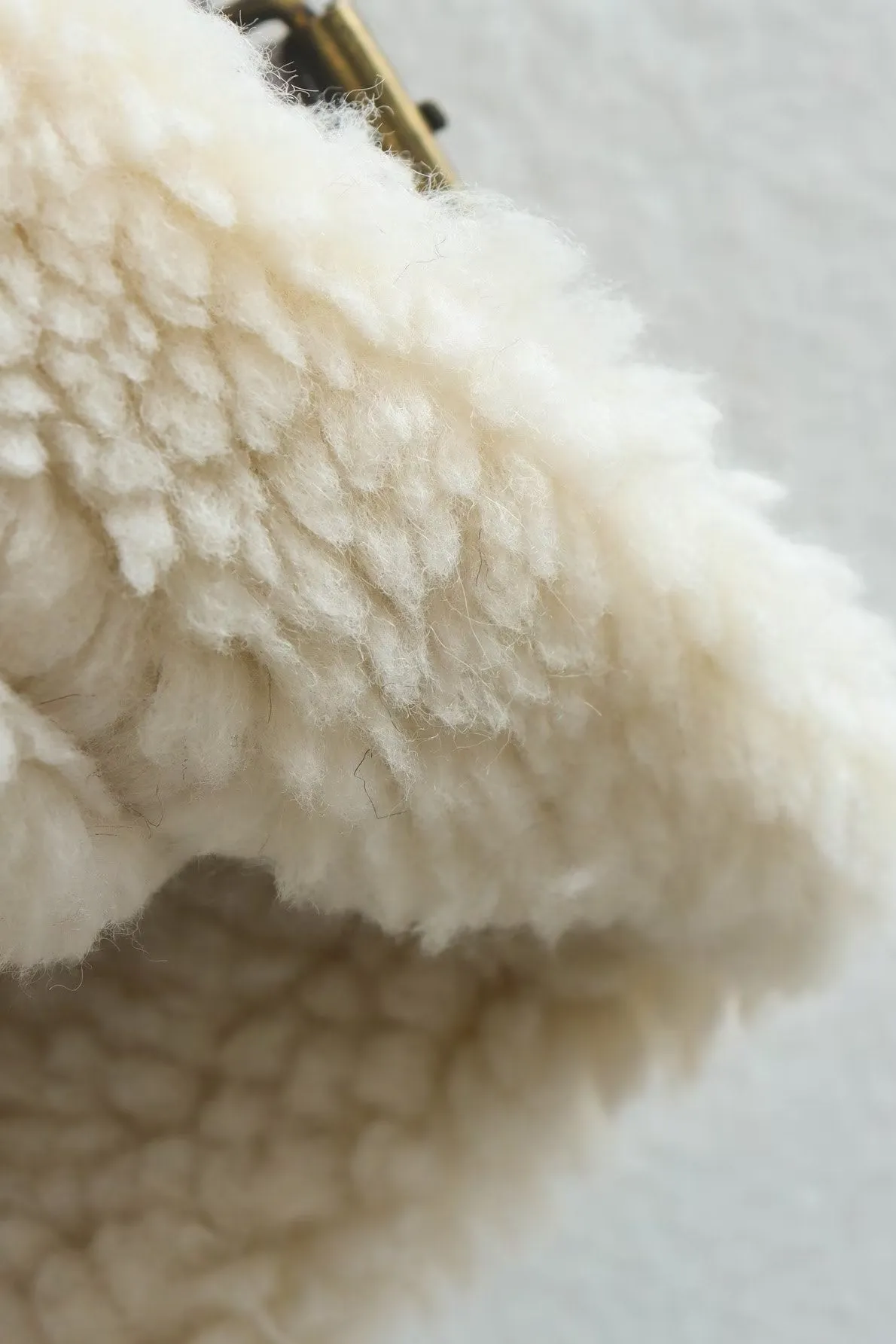 Sleeveless Sherpa-Lined Shearling Vest