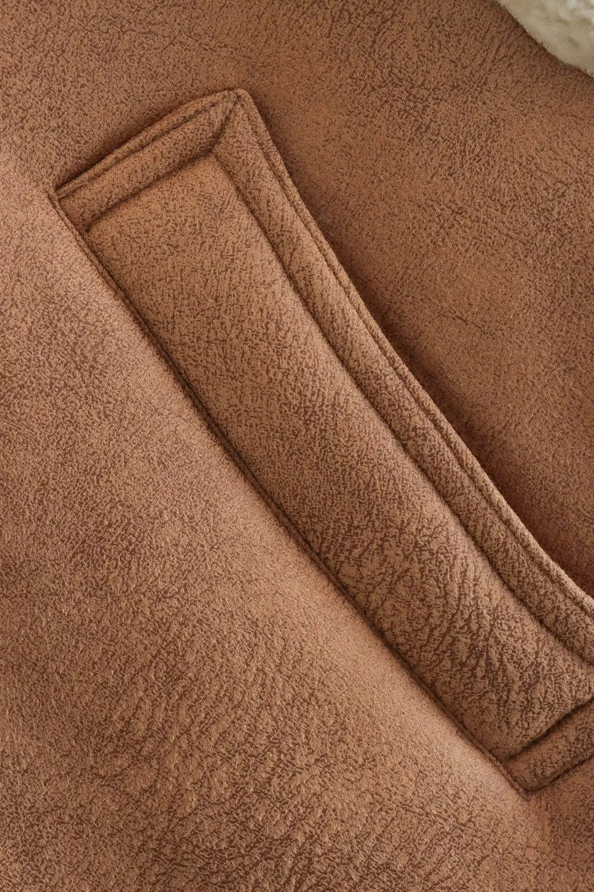 Sleeveless Sherpa-Lined Shearling Vest