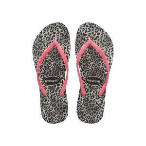 Slim Leopard Flip Flops