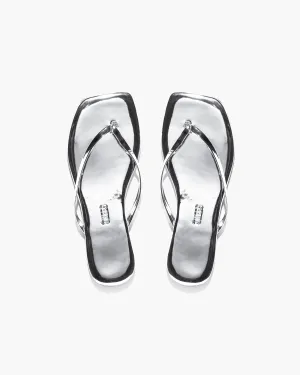 Square Toe Lily Mirror - Chrome