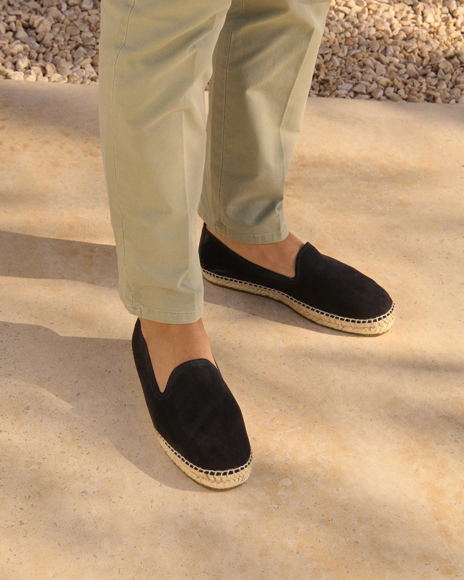 Suede Espadrilles - K10C0 - Hamptons Black