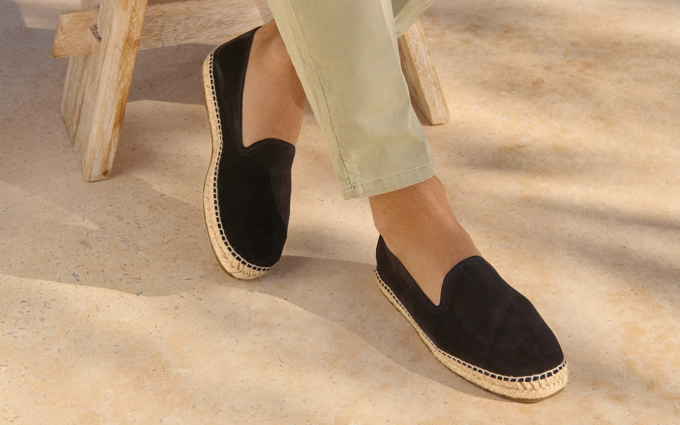 Suede Espadrilles - K10C0 - Hamptons Black
