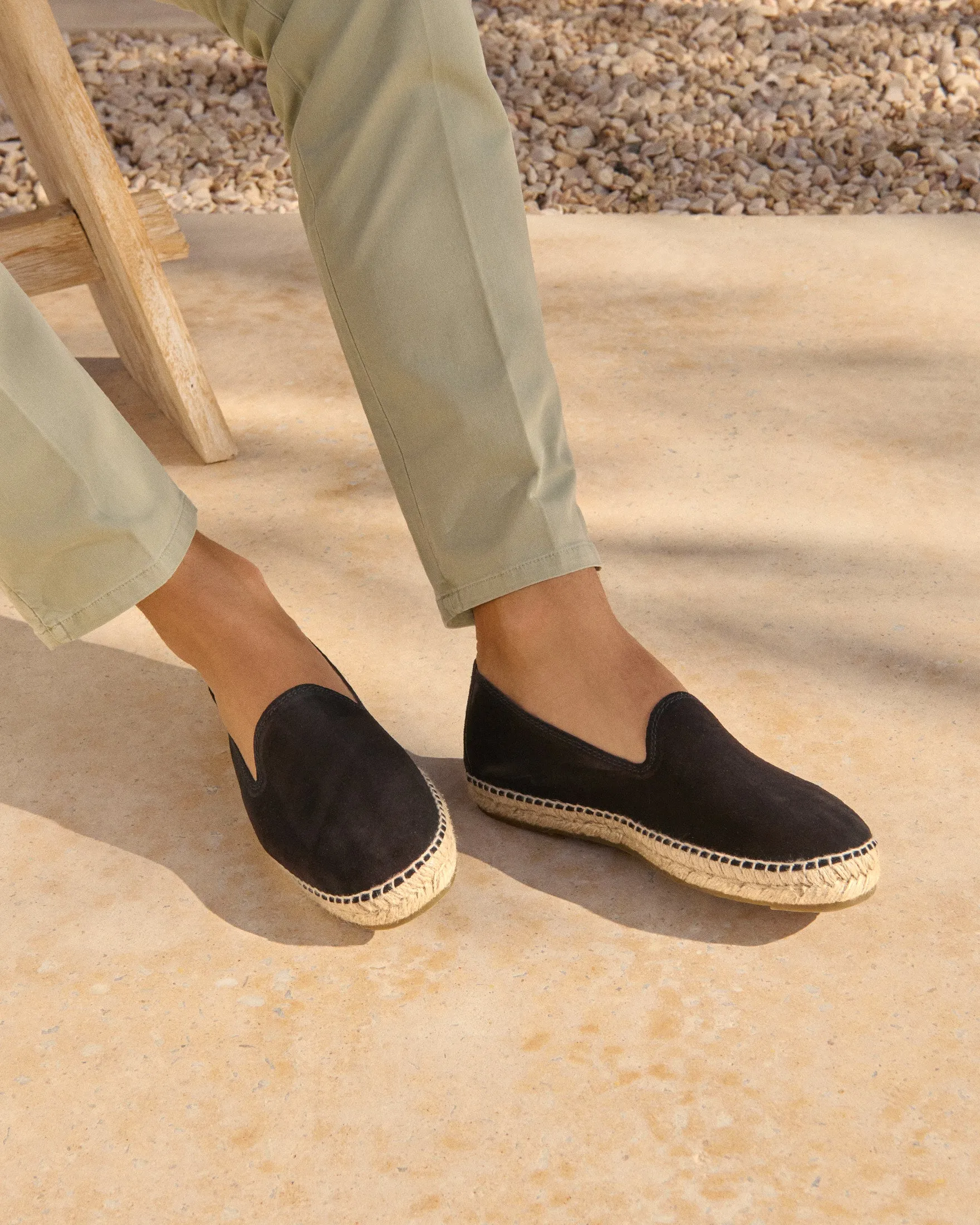 Suede Espadrilles - K10C0 - Hamptons Black